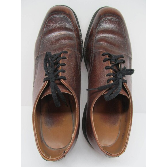 Redwing 9340 Vintage Mens Brown Pebbled Leather Apron Toe Derbys Size US 9 D main image 11